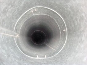 Αεραγωγός μετά από καθαρισμό