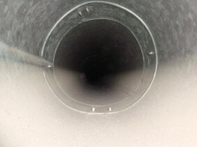 Αεραγωγός πριν από καθαρισμό