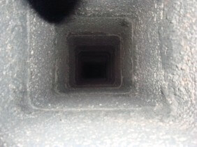 Καμινάδα μετά τον καθαρισμό